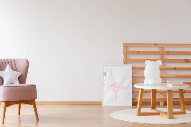 istock Poster in bright kid's room 893561402