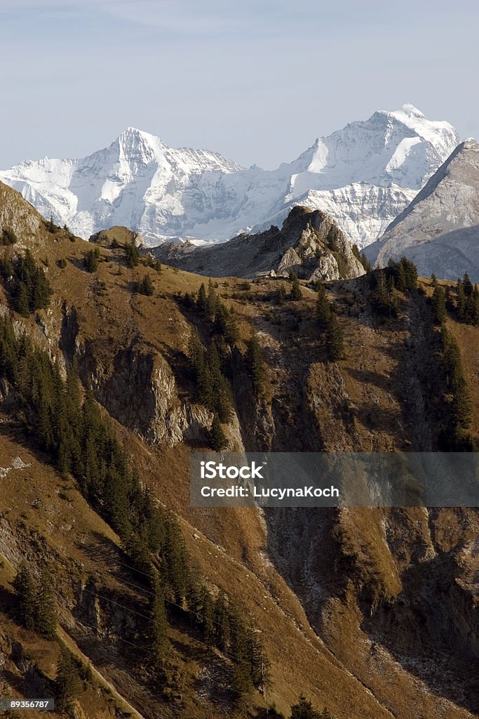 Moench, Jungfrau. - Foto de stock de Aire libre libre de derechos