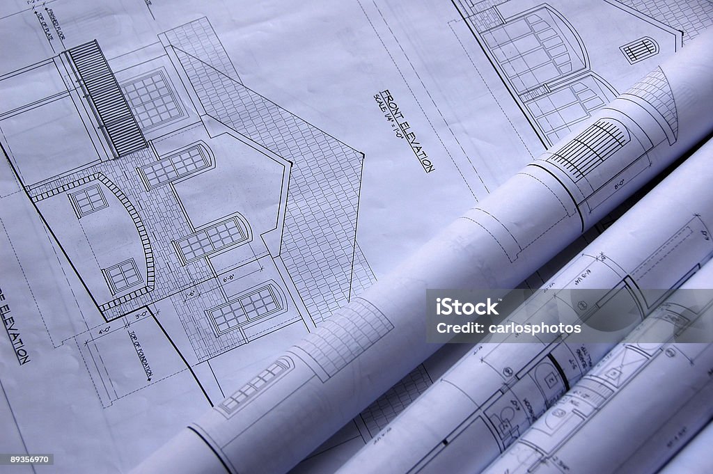 Plan d'une maison - Photo de Architecte libre de droits