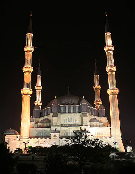 istock The night view of Selimiye mosque 89357217