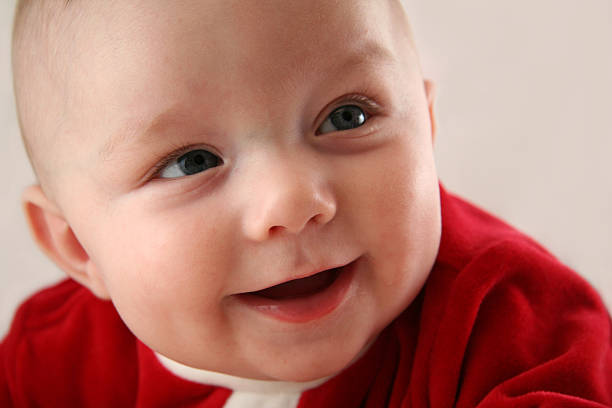 istock Baby Boy in Santa Claus Outfit 89357513