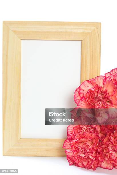 Empty Photo Frame Stock Photo - Download Image Now - Affectionate, Blossom, Carnation - Flower