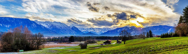 istock landscape murnauer moos - bavaria 893581188
