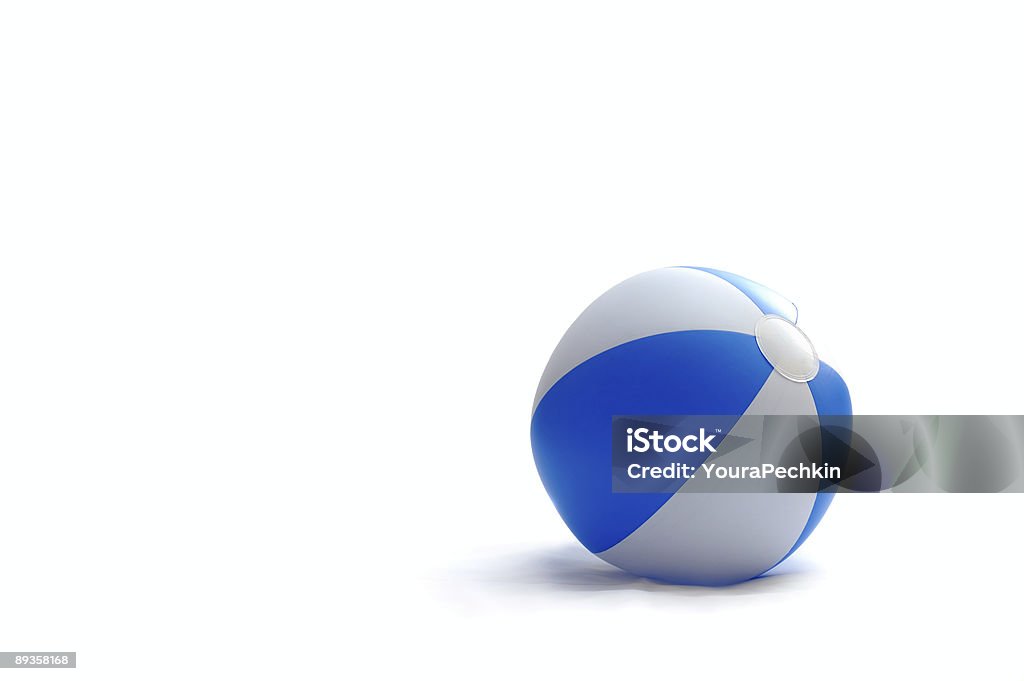 Blue Ball  Beach Ball Stock Photo