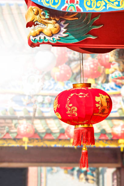 istock Chinese lanterns in new year day. 893582204