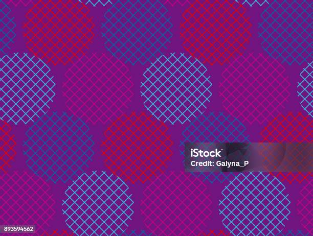 Uv Pattern Vector Ultraviolet Geometry Round Seamless Pattern Vector Illustration For ...