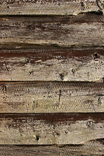 Old wooden wall stock photo