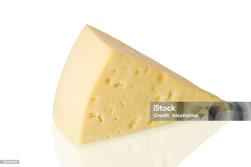 Piezas de queso - Foto de stock de Aislado libre de derechos