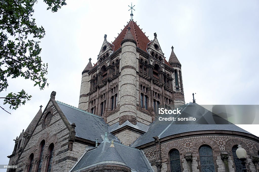 Trinity Church Boston, Massachusetts - Foto de stock de Aguja - Chapitel libre de derechos