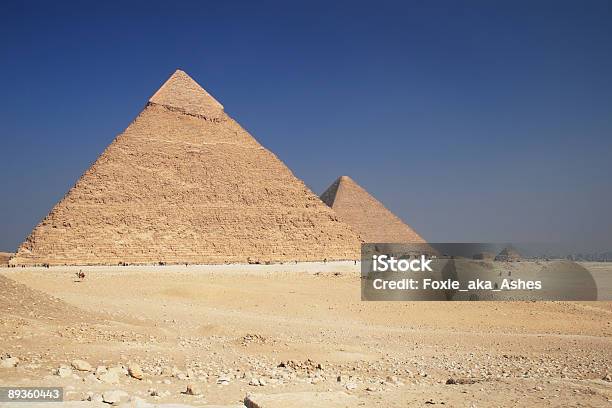 Foto de As Pirâmides De Gizé e mais fotos de stock de Antigo - Antigo, Arcaico, Areia