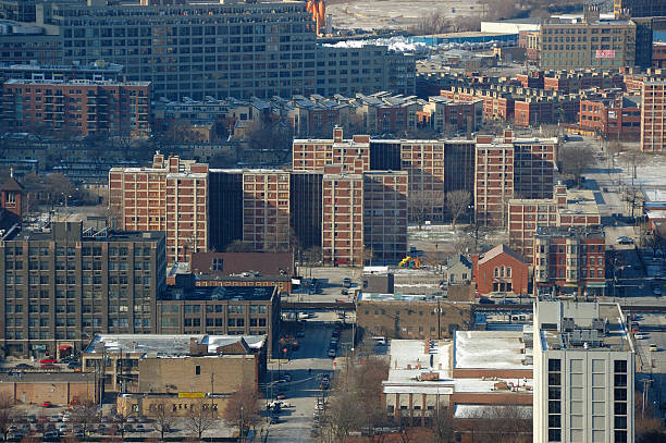 Chicago social housing stock photo