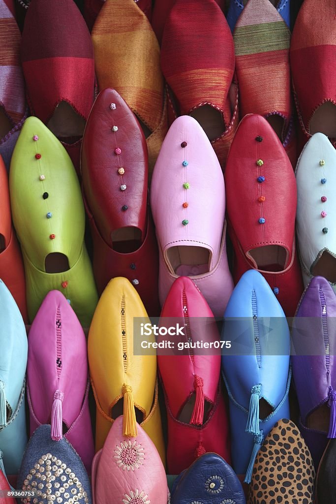 Arabische Schuh - Lizenzfrei Marrakesch Stock-Foto