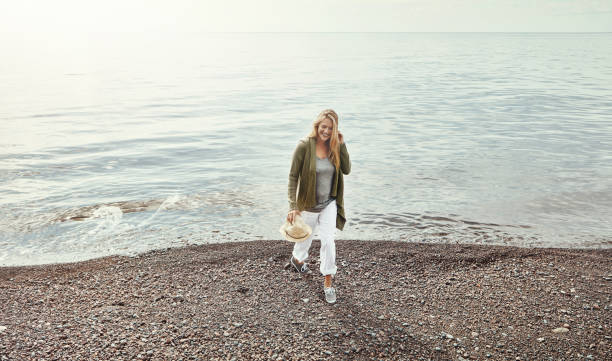 istock By the sea is where she feels free 893612364