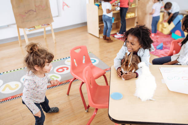 istock Learning about domestic animals in daycare 893618940