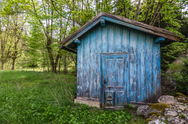 istock blue house of wood 893619406