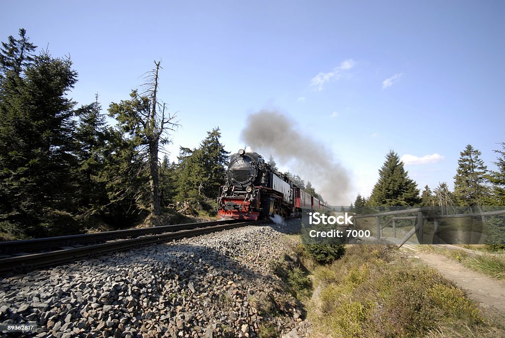 Harz narrow  Railways  Brocken Mountain Stock Photo