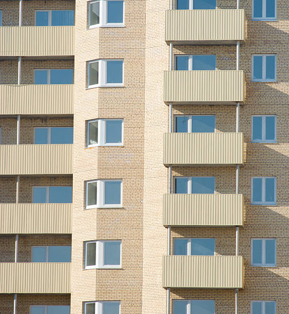 istock Wall of the new building 89365054