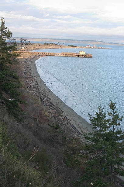 istock Overlook to pier and lighthouse 89365314