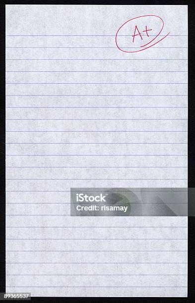 Окончательный Сплав A — стоковые фотографии и другие картинки Линованная бумага - Линованная бумага, Табель успеваемости, Без людей