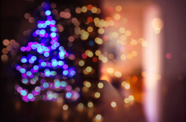 istock Colorful bokeh of christmas lights 893701184