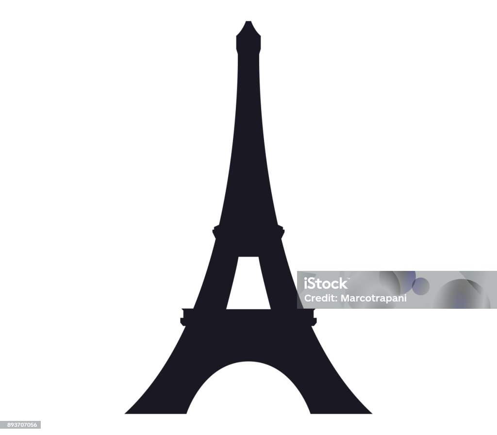 Eiffel Tower icon Eiffel Tower - Paris stock vector