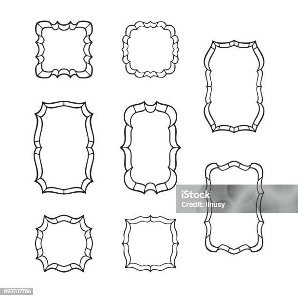 Vector Frames Stock Illustration - Download Image Now - Art, Art ...