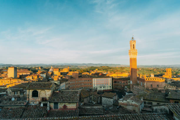 istock Scenic view of Siena from viewpoint 893715814