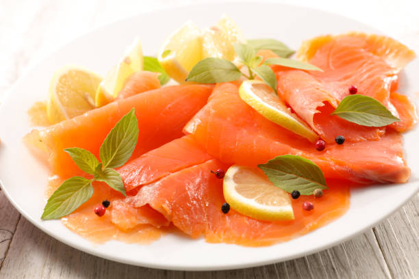 istock close up on smoked salmon 893716124
