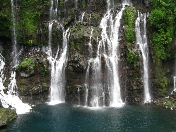 istock La Reunion: The impressive Grand Galet Falls 893758570