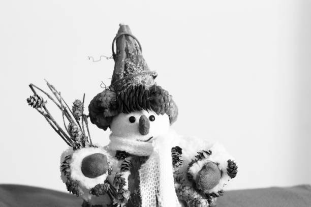 istock Snowman isolated - Interior design - Christmas decorations (Pesaro, Italy) 893766578