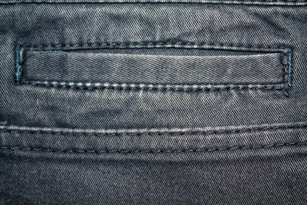 istock Close-up of obsolete blue jeans pocket Denim texture, macro background for web site or mobile devices 893838210