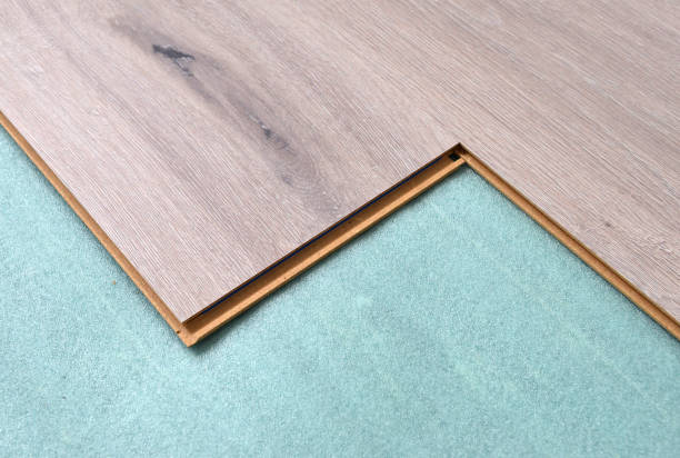 istock Floor panels, parquet, laminate, wood floor 893854044