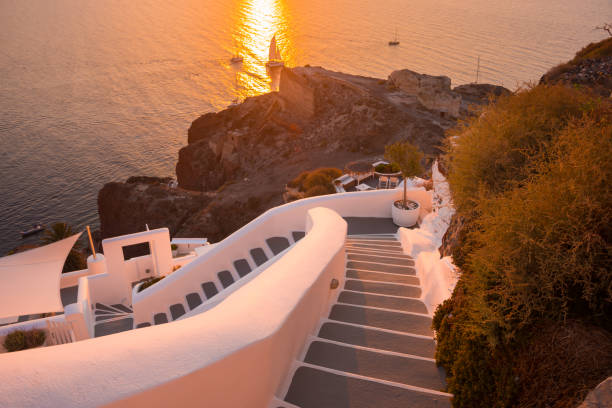 istock Sunset on Santorini island, Greece 893900792
