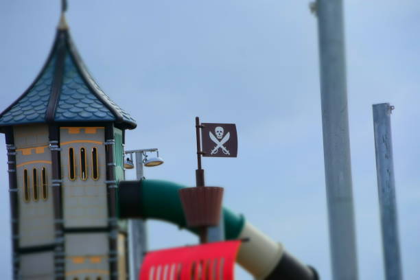 Children 's playground,Public Playground,   pirate theme - Ashdod, Israel
