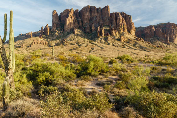 istock Sunset approaches the Arizona rugged desert 893966294
