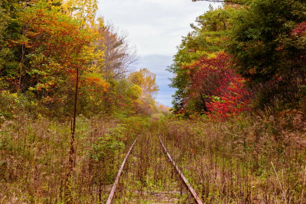 istock Off the beaten track in Hudson Quebec Canada. 893976802