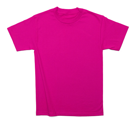impuesto si energía Pink Tshirt Stock Photo - Download Image Now - Pink Color, T-Shirt, Shirt -  iStock