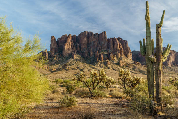 istock Sunset approaches the Arizona rugged desert 894011234