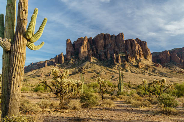 istock Sunset approaches the Arizona rugged desert 894034704