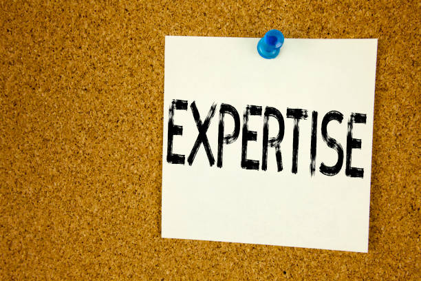 istock Conceptual hand writing text caption inspiration showing Expertise. Business concept for  Expert Evaluation Opinion  written on sticky note, reminder cork background with copy spa 894037414