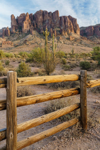 istock Sunset approaches the Arizona rugged desert 894043826