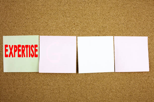 istock Conceptual hand writing text caption inspiration showing Expertise Business concept for Expert Evaluation Opinion  on the colourful Sticky Note close-up background with copy spac 894044574