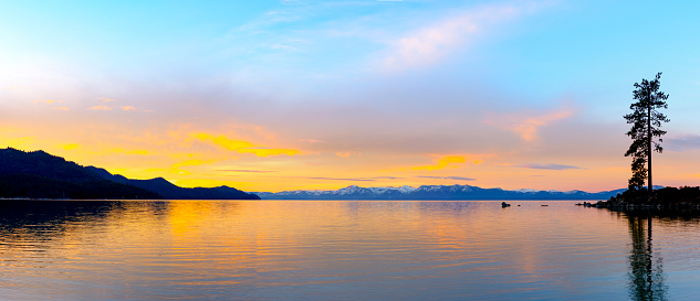 Lake Tahoe View  from lake shore