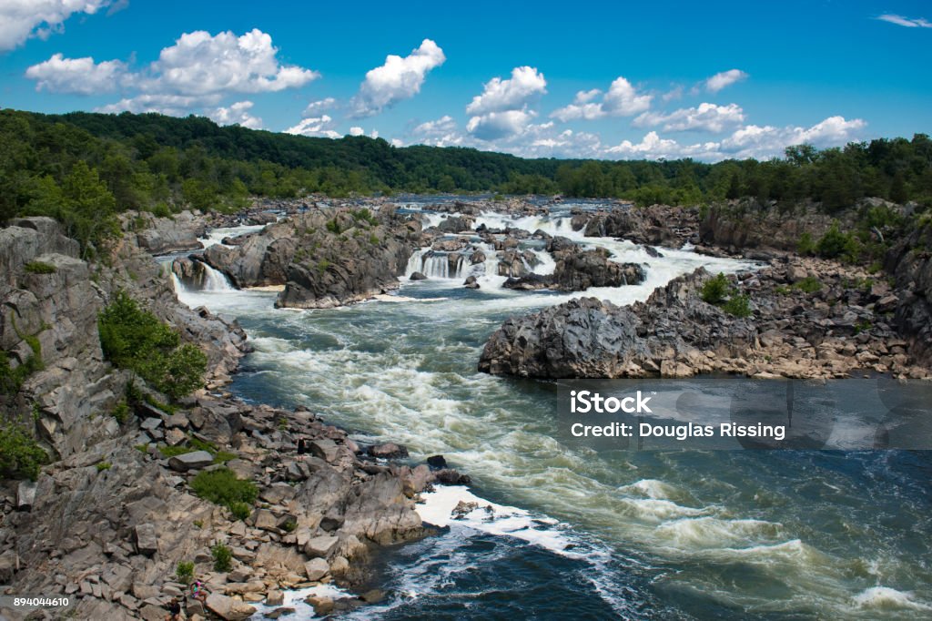 Great Falls National Park Potomac River Great Falls - Virginia Stock Photo