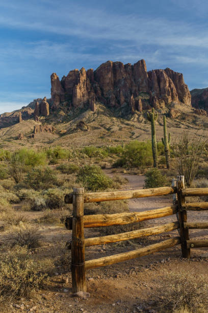 istock Sunset approaches the Arizona rugged desert 894048278