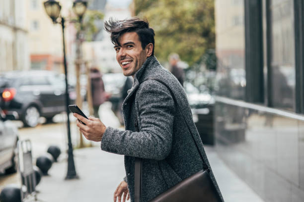 istock Man texting in the city 894051456