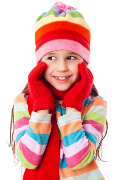 istock Adorable girl in winter clothes 894051530