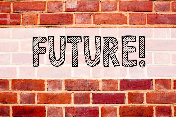 istock Conceptual announcement text caption inspiration showing Future. Business concept for The Time That Is To Come Beginning From Now written on old brick background with copy space 894093914