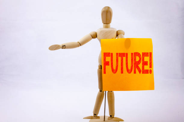 istock Conceptual hand writing text caption inspiration showing Future Business concept for The Time That Is To Come Beginning From Now written on sticky note sculpture background with space 894094226