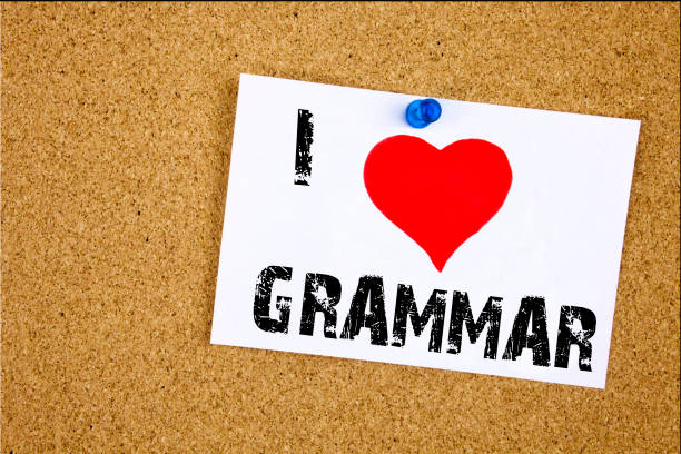 istock Hand writing text caption inspiration showing I Love Grammar concept meaning  The Basic Rules of Syntax Grammatical Language Loving written on sticky note, reminder isolated background with copy space 894097190